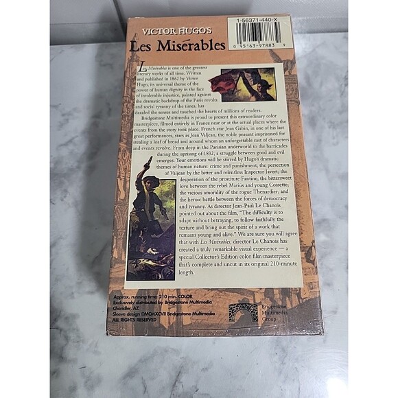 Classic Award Winning Movies DVD VHS Casablanca Imitation Of Life Les Miserables - Picture 3 of 8